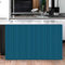 Highdi Schrankvorhang mit Klett, Schrank Vorhang Küche für Regal Selbstklebend Privatsphäre Schrankgardine für Küche, Kleiderschrank, Kommode (Seeblau,70 * 90cm)