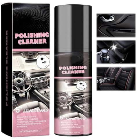 TBLMPNE Polishing Cleaner,2025 New Multipurpose Polishing Cleaner,100ML Polishing Cleaner Car Interior,Total Interior All Purpose Car Cleaner for Rubber Leather