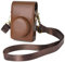 BEADY Camera Case for Ricoh GR IIIx/GR III/GR II/GR Protective Case PU Leather GR3x GR3 GR2 GR Protective Cover with Shoulder Strap Brown