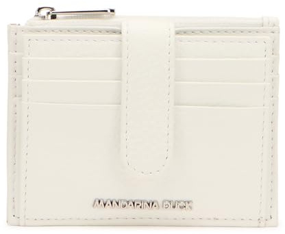 Mandarina Duck Damen Mellow Leather Wallet Reisezubehör-Brieftasche, Blanc