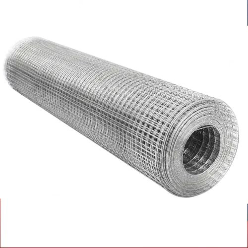 Treillis métallique soudé en acier inoxydable 304, Grille Métallique Maille Toile INOX, Jardin d'oiseaux en Grillage Câblé,tissu de quincaillerie de 1/2 pouce,maille en acier inoxydable(0.5mx1m(19.6in