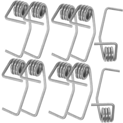 DOITOOL 10pcs Refrigerator Door Hinge Springs Compatible with Samsung Rfbebc Freezer Repair Replacement for Fridge Freezer Door Stability Leak Prevention Easy Installation