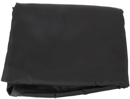 Qqmora Amplifier Receiver Dust Cover Stylish Rainproof Protection Case for Home Theater Black Nylon Fabric 13.8x16.7x5.7in