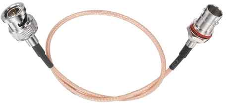 sourcing map 1.64FT/0.5M 3G-SDI Cable, BNC Male to Female HD-SDI Cable 75 Ohm RG179 Coaxial Video Jumper Video Camera Wire for Camera Surveillance CCTV Monitor Broadcast System, Orange