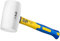 S&R Martello in Gomma Bianco da 450 Gr / 55 mm. Martello Professionale riduce le Vibrazioni e le Macchie.