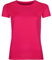 Ladies Breathable Performance Sports T Shirt (L, Deep Pink)