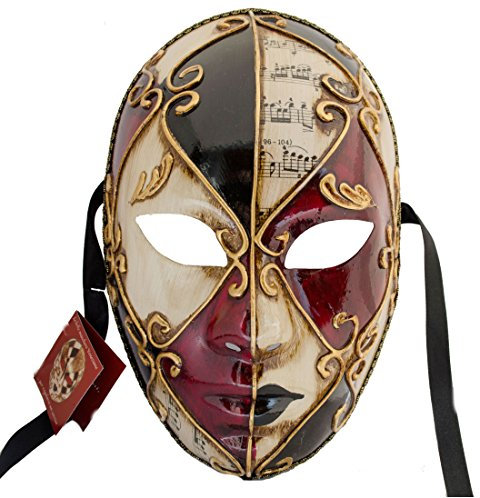 Lannakind Venezianische Maske Gesichtsmaske Volto Damen Karneval Ballmaske Maskerade Wand-Deko