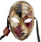 Lannakind Venezianische Maske Gesichtsmaske Volto Damen Karneval Ballmaske Maskerade Wand-Deko