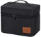 AOSBOS Sac Isotherme Repas Portable Multi-usages Lunch Bag Sac Déjeuner Style Sobre,Noir Classique
