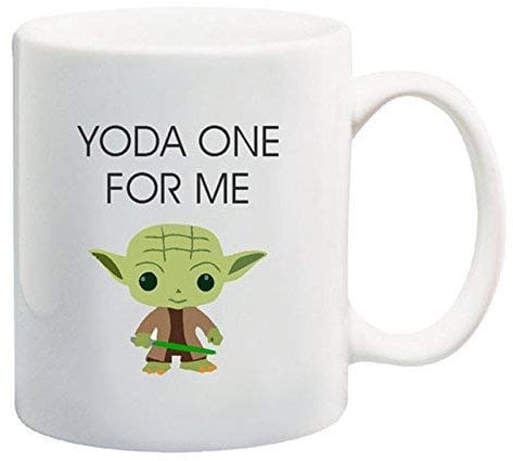 Top Banana Gifts Yoda One for Me Yoda Mug Stocking Stuffer, Boyfriend, Mug, Funny Mug, yoda Best Mug Cup Tasse