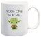 Top Banana Gifts Yoda One for Me Yoda Mug Stocking Stuffer, Boyfriend, Mug, Funny Mug, yoda Best Mug Cup Tasse