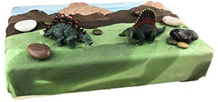 Jacobi Decor Tortendekoration Kindergeburtstag | Motivtorte Dinosaurier | Kuchen und Torten schnell und einfach dekoriert