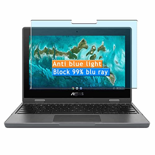 Vaxson 2-Pack Anti Blue Light Screen Protector, compatible with ASUS Chromebook Flip CR1 CR1100 CR1100FKA 11.6 Laptop, TPU Guard Film Protectors Sticker [NOT Tempered Glass]