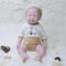 COSDOLL Silikon Reborn Puppe Jungen 45 cm - Lebensechte Babypuppen Realistische Kinderpuppe Baby Doll Vollsilikon, Geschenke Für Mädchen Kinder 6+