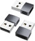 nonda Adaptador USB C Hembra a USB Macho (3 Pack), Convertidor Cable Cargador Tipo C a USB A para iPhone 11 12 13 14 Pro MAX, iPad Air 6, Samsung Galaxy S20 /S21 Plus Note 10 S10+ Ultra