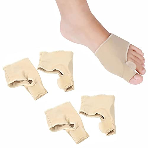 KARELLS Hallux Valgus Zehenspreizer Korrektur, Hallux Valgus Bandage Socken, Hallux Valgus Zehenspreizer, Hallux Valgus Korrektur, Hallux Valgus Bandage für Tag und Nacht Verwenden, 4 PCS