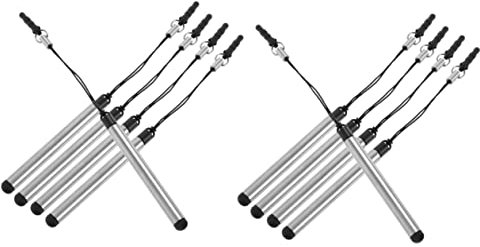 Mikikit Lot De 2 Stylets Capacitifs À Pointe Fine pour Écran Tactile Rétractables Haute Précision 5 Pièces