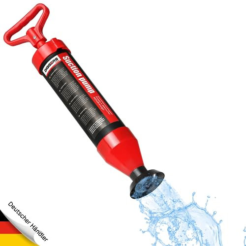 DIGGERS TOOLS Pompa per la pulizia dei tubi, facile ed efficace, pulizia dei tubi in cucina, bagno e toilette. Detergente ecologico per tubi per la casa – pompa per vuoto, scarico pompa di scarico