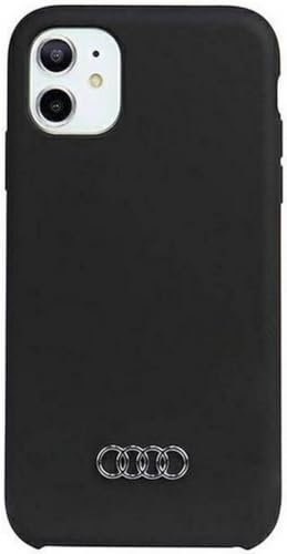 Audi Silicone Hülle für iPhone 11 / Xr 6.1 Schwarz Hard AU-LSRIP11-Q3/D1-BK