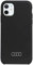 Audi Silicone Hülle für iPhone 11 / Xr 6.1 Schwarz Hard AU-LSRIP11-Q3/D1-BK