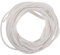 sourcing map Silicone Mousse Joint Bande, 2mm Dia 5 Mètres Longue Éponge Caoutchouc Météo Ronde Caoutchouc Cordon Solide pour DIY Joint, Entrepôt, coussins, Mousse Tube, Artisanat