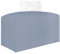 Ulife Mall Kosmetiktücherbox,24x18x13cm PU Leder Taschentuchbox Tissue Box Verdicktes Dekorativ Taschentücher Box für Badezimmer,Büro Auto | blau&grau
