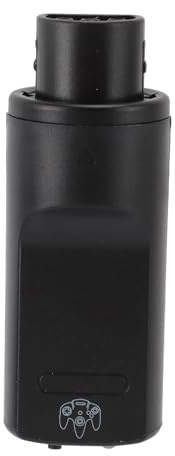 Topiky für N64 Wireless Controller Adapter, BT Controller Konverter für N64 Konsole für für S für Pro Controller für für für (Black)