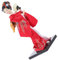 BIUDECO 1stück Japanische Geisha Puppe Dekorationsfigur Für Zuhause Asiatische Kunsthandwerk Deko Stilvolles Ornament Für Schreibtisch Wohnzimmer Und Schlafzimmer Rote