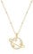 KOOUNUATA 18K Gold Saturn Planet Halskette Pavé Cubic Zirconia Anhänger Halskette Zarte Satellitenkette Schmuck für Frauen 20”+2”
