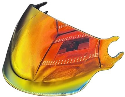 Visiera for casco antigraffio Flip up Fit compatibile con visiera for casco LS2 of562 Parti di ricambio,durata(Orange)