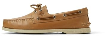 Sperry Men's Authentic Original 2-Eye Boat Shoe, Cream, 12 UK