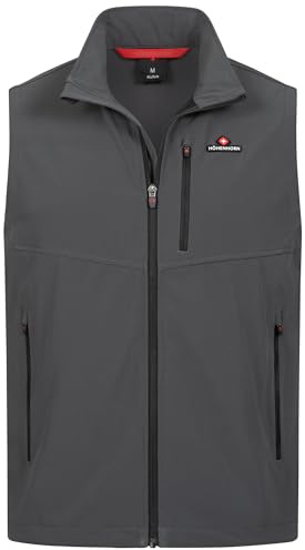 Höhenhorn Allalin Herren Weste Softshell Grau Gr. S
