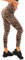Walifrey Leggings Damen, High Waist Leggings für Damen Opak Leopard Leggings für Sport Gym Yoga LXL