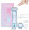 Velvix Smoothshave Razor, Divanity Skin Glow Pro Rasierer, Der Glide Pro 3.0 Rasierer, 2 in 1 Elektrische Rasierapparate für Frauen, Ipx7 Wasserdicht Nass & Trocken Bikini-Trimmer (Blau)