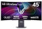 LG UltraGear OLED GX9s, 45 Inch WQHD 1440p Curved Smart Gaming Monitor 45GX90SA, 240Hz, 0.03ms Response Time, HDR 10, webOS with LG AI, DisplayPort, HDMI 2.1, USB-C