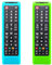 Cover di ricambio per telecomando Samsung TV, universale, in silicone, con cordino, si illumina al buio, confezione da 2