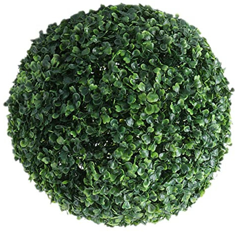 TOPPERFUN Bola de Césped Falsa Colgante de Planta Artificial Redonda para Decoración de Techo y Jardín Accesorio Duradero y Realista para Hogar y Exteriores