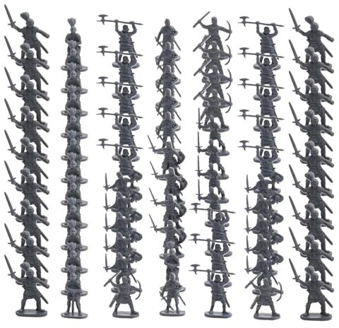 Penlimly Spielzeug Soldaten Für - Figuren Set | 100x Miniaturen historische Modellstatuen als Brettspiel für Mädchen und für Bildungsprojekte Rollenspiel und Kuchendekoration