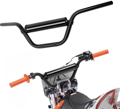 DREAMIZER Pit Bike Lenker 7/8 Zoll für Motorräder, Universales Geländemotorrad-Lenkerstange mit Querstangenpolster für YZF CRF RMZ KLX DRZ KXF EXC Motocross Enduro Quad ATV