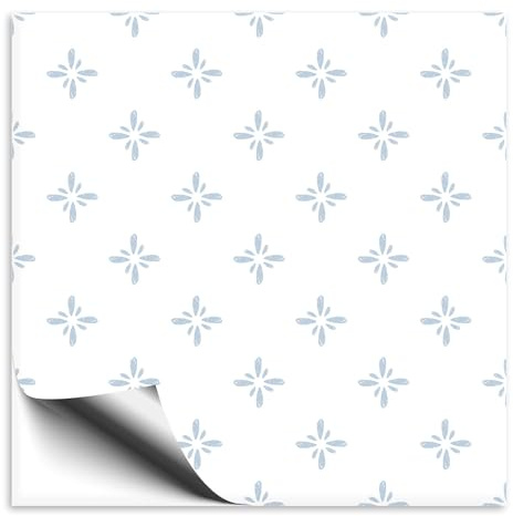 20 Stück Fliesenfolie Antik Vintage 10x10 cm mit Schutzlaminat matt