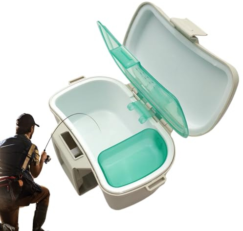 Generisch Wurmbehälter | Isolierter Angelköder-Gürtelorganizer,Köderbox Für Angeln | Für Angeln, Camping, Boot, Kajak & Outdoor-Aktivitäten