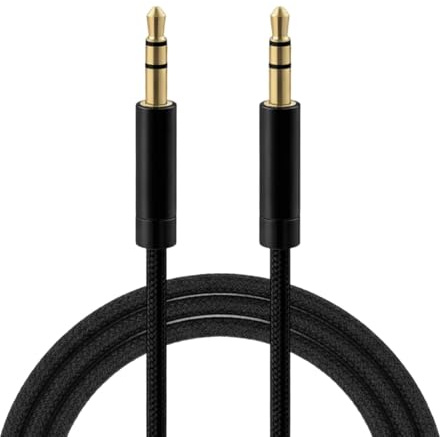 JinRuiCPeng Aux Kabel 3,5mm Klinkenkabel, auf Klinke Stereo, 3 m Audiokabel mit geflochtener Nylonhülle, AUX Kabel für Auto, Kopfhörer, Lautsprecher, Handy, Tablet, Laptop und HiFi-Anlagen