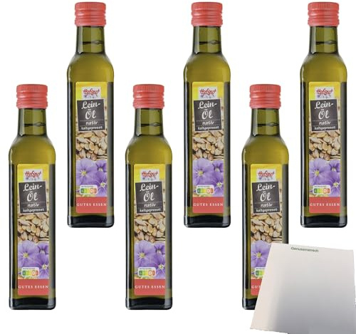 usy Bundle für Hofgut Leinöl VPE (6x250ml Flasche) + usy Block