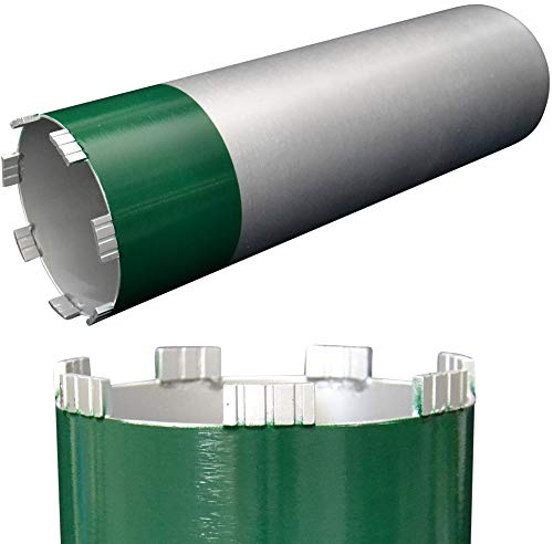 Trocken-Bohrkrone Ø52-250 mm Premium NL400mm für Kernbohrmaschine 1 1/4UNC | MDW Diamantbohrkrone (Gewinde ca. 32 mm/SW 41 mm)