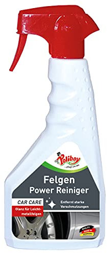 Poliboy - alles für die Autoreinigung - Felgen Power Reiniger - Entfernt hartnäckige Verschmutzungen von Leichtmetallfelgen - 500ml - Made in Germany