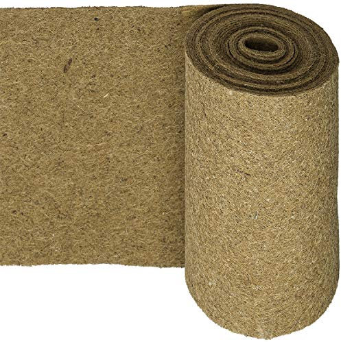 HaGa® Tapis en coco 0,5 m x 5 m avec 600 g/m² - Pulvérisé des deux côtés avec du latex naturel - Protection hivernale et protection contre le froid pour les plantes - Produit naturel 100 %