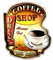 Leuchtschild Retro-Schild Wandschild im Vintage-Stil LED Schild für Cafe Pub Dekoschild Zubehör für Wohnkultur 50er Jahre Haus Dekoration Retro Leuchtkasten Metallhandwerk (Drink Coffee)