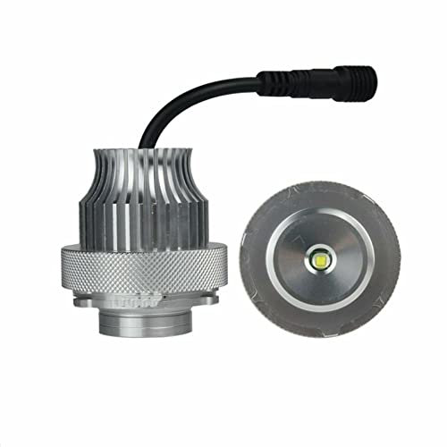 Riloer LED Ojos de Ángel, 20W 6000K 2 LED ojos de Ángel Luces de Señal CREE para Coche HID Luz de Color Blanco de Xenón para E60 E61