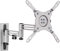 SCHWAIGER LWHD4315 513 TV-Wandhalterung 13-43 Zoll Fernseherhalterung Mounting TV-Aufhängung neigbar, schwenkbar, drehbar max. 15kg max. VESA-Norm 200x200 Silber inkl. Montagezubehör
