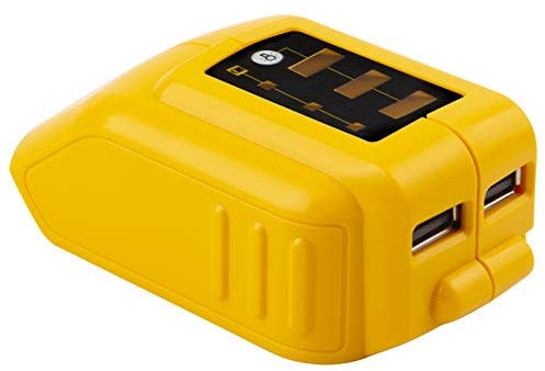 ASUNCELL USB Adapter Replacement for Dewalt 10.8V/14.4V/18V/20V Lithium Ion Batteries USB Charger Power Source Addon for Dewalt XR DCB200 DCB201 DCB203 DCB204 DCB205 DCB206 DCB209 DCB120